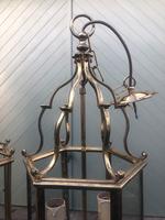 Pair English Glazed Brass Lanterns (6 of 9) Pair English Glazed Brass Lanterns (6 of 9)