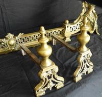 Extending Brass Fender and Pair of Fire Dogs (3 of 5) Extending Brass Fender and Pair of Fire Dogs (3 of 5)