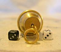 Vintage Pocket Watch Chain Fob 1960s Brass & Leather Gambling Fob With Dice (8 of 10) Vintage Pocket Watch Chain Fob 1960s Brass & Leather Gambling Fob With Dice (8 of 10)