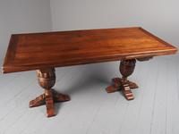 Jacobean Style Carved Oak Pull Out Dining Table (12 of 12) Jacobean Style Carved Oak Pull Out Dining Table (12 of 12)