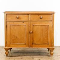 Antique Victorian Pine Side Cabinet