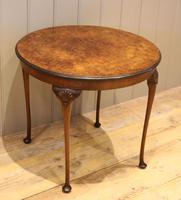 Low Circular Walnut Table (9 of 9) Low Circular Walnut Table (9 of 9)