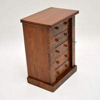 Antique Victorian Burr Walnut Miniature Wellington Chest (8 of 11) Antique Victorian Burr Walnut Miniature Wellington Chest (8 of 11)