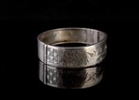 Victorian Silver Bangle, Swallows, Aesthetic era (6 of 12) Victorian Silver Bangle, Swallows, Aesthetic era (6 of 12)
