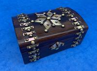 Victorian Brassbound French Rosewood Trinket Box (7 of 11) Victorian Brassbound French Rosewood Trinket Box (7 of 11)