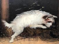 Pair of Victorian 19th Century Oil Paintings Terrier Dogs Ratting Signed J Langlois (11 of 35) Pair of Victorian 19th Century Oil Paintings Terrier Dogs Ratting Signed J Langlois (11 of 35)