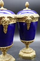 Good Pair of Late 19th Century Sèvres Type Porcelain Lidded Vases (6 of 8) Good Pair of Late 19th Century Sèvres Type Porcelain Lidded Vases (6 of 8)