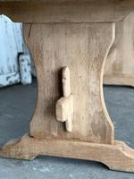 French Bleached Oak Trestle End Farmhouse Dining Table (15 of 19) French Bleached Oak Trestle End Farmhouse Dining Table (15 of 19)