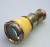 Good Regency 2-draw Monocular Spyglass Novelty Pocket Telescope c.1820 (2 of 9) Good Regency 2-draw Monocular Spyglass Novelty Pocket Telescope c.1820 (2 of 9)