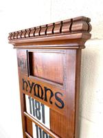 Early 20th Century Antique Hymn Board (3 of 4) Early 20th Century Antique Hymn Board (3 of 4)