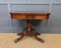 Regency Period Inlaid Rosewood Card Table (8 of 20) Regency Period Inlaid Rosewood Card Table (8 of 20)