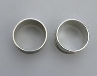 Good Grade Solid Silver Pair of Napkin Rings by Walker & Hall c.1919 (3 of 6) Good Grade Solid Silver Pair of Napkin Rings by Walker & Hall c.1919 (3 of 6)