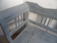 Grey & Blue 3 Seater Antique Pine Kitchen / Hall Box Settle / Bench (5 of 10) Grey & Blue 3 Seater Antique Pine Kitchen / Hall Box Settle / Bench (5 of 10)