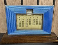 Silver & Enamel Desk Calendar (1 of 4)