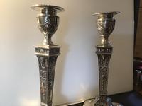 Fine Pair Solid Silver Victorian Candlesticks (5 of 7) Fine Pair Solid Silver Victorian Candlesticks (5 of 7)
