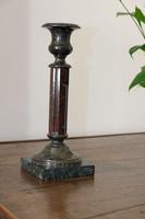 Rare Marble Candlestick with Two Different Marbles (2 of 4) Rare Marble Candlestick with Two Different Marbles (2 of 4)