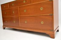 Antique Military Campaign Style Mahogany Chest / Sideboard (6 of 9) Antique Military Campaign Style Mahogany Chest / Sideboard (6 of 9)