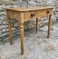 Antique Pine Side Table with Drawer (4 of 14) Antique Pine Side Table with Drawer (4 of 14)
