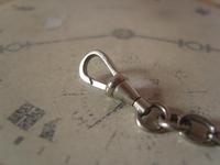 Antique Pocket Watch Chain 1890s Victorian Silver Nickel Herringbone Link Albert (9 of 11) Antique Pocket Watch Chain 1890s Victorian Silver Nickel Herringbone Link Albert (9 of 11)