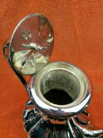 Antique Pumpkin Shaped Silver Plated Coffee Water Tea Pot c.1830 (8 of 13) Antique Pumpkin Shaped Silver Plated Coffee Water Tea Pot c.1830 (8 of 13)