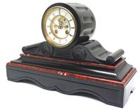 Great French Slate Mantel Clock Drum Case 8 Day Striking Mantle Clock (4 of 11) Great French Slate Mantel Clock Drum Case 8 Day Striking Mantle Clock (4 of 11)