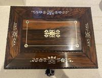 William IV Rosewood Sarcophagus Box with Inlay (11 of 13) William IV Rosewood Sarcophagus Box with Inlay (11 of 13)