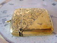 Antique Pocket Watch Chain Vesta Case Fob 1890s Victorian Large Chunky Brass Fob (5 of 9) Antique Pocket Watch Chain Vesta Case Fob 1890s Victorian Large Chunky Brass Fob (5 of 9)