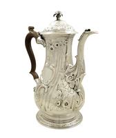 Antique Georgian Sterling Silver Coffee Pot 1759 (6 of 10) Antique Georgian Sterling Silver Coffee Pot 1759 (6 of 10)