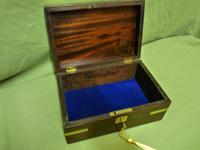 Inlaid Rosewood Jewellery – Trinket Box. C1850 (7 of 10) Inlaid Rosewood Jewellery – Trinket Box. C1850 (7 of 10)