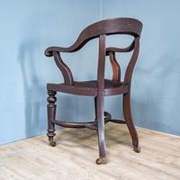 19th Century Mahogany Office Chair (8 of 8) 19th Century Mahogany Office Chair (8 of 8)