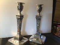 Fine Pair Solid Silver Victorian Candlesticks (6 of 7) Fine Pair Solid Silver Victorian Candlesticks (6 of 7)