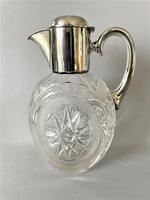 Superb Hukin & Heath Victorian Silver & Cut Glass Claret Jug