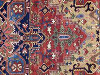 Antique Heriz Carpet 3.20m x 2.37m (8 of 10) Antique Heriz Carpet 3.20m x 2.37m (8 of 10)
