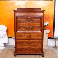 Biedermeier Secretaire Bureau Danish 19th Century Flame Mahogany (5 of 19) Biedermeier Secretaire Bureau Danish 19th Century Flame Mahogany (5 of 19)