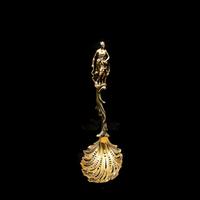 Victorian Silver Gilt Sugar Sifter Spoon 'diana The Huntress' Figure - Francis Higgins 1854 (7 of 23) Victorian Silver Gilt Sugar Sifter Spoon 'diana The Huntress' Figure - Francis Higgins 1854 (7 of 23)