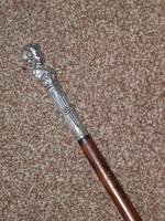 Antique Ladies Dress Cane Featuring Silver Plated Ladies Bust & Head Handle Top (6 of 11) Antique Ladies Dress Cane Featuring Silver Plated Ladies Bust & Head Handle Top (6 of 11)