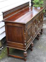 1940s Oak Sideboard with Back - Good Storage (4 of 5) 1940s Oak Sideboard with Back - Good Storage (4 of 5)