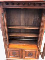 Antique Arts & Crafts Carved Walnut Bookcase (7 of 13) Antique Arts & Crafts Carved Walnut Bookcase (7 of 13)