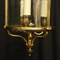 French Gilded Triple Light Antique Lantern (2 of 10) French Gilded Triple Light Antique Lantern (2 of 10)
