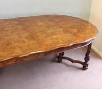 Antique Burr Walnut Extending Dining Table Eight Seater (3 of 14) Antique Burr Walnut Extending Dining Table Eight Seater (3 of 14)