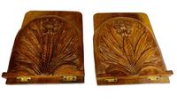 Antique Pair of Carved Oak Bookends c.1905 (4 of 5) Antique Pair of Carved Oak Bookends c.1905 (4 of 5)