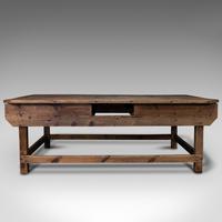 Large Antique Textiles Table, English, Pine, Shop, Retail, Display, Victorian (2 of 12) Large Antique Textiles Table, English, Pine, Shop, Retail, Display, Victorian (2 of 12)