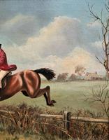'The Fox Hunt' Original Vintage Country Sporting Pursuit Oil on Canvas Painting (3 of 17) 'The Fox Hunt' Original Vintage Country Sporting Pursuit Oil on Canvas Painting (3 of 17)
