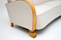 Swedish Art Deco Satin Birch Sofa (7 of 7) Swedish Art Deco Satin Birch Sofa (7 of 7)