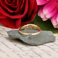 The Antique 1910 Edwardian Old European Cut Five Diamond Ring (3 of 4) The Antique 1910 Edwardian Old European Cut Five Diamond Ring (3 of 4)