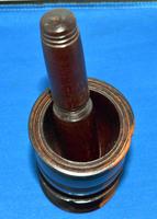 Lignum-Vitae Pestle & Mortar 19th Century (2 of 4) Lignum-Vitae Pestle & Mortar 19th Century (2 of 4)