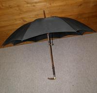 Antique hallmarked 1890 silver brigg black canopy umbrella 'T.S.E.' 'Edinburgh' (6 of 15) Antique hallmarked 1890 silver brigg black canopy umbrella 'T.S.E.' 'Edinburgh' (6 of 15)