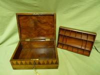 Large Tunbridge Ware Style Jewellery Box - Original Tray c.1870 (13 of 16) Large Tunbridge Ware Style Jewellery Box - Original Tray c.1870 (13 of 16)