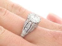 1.74ct Diamond & Platinum Solitaire Ring - French c.1930 (8 of 9) 1.74ct Diamond & Platinum Solitaire Ring - French c.1930 (8 of 9)