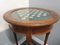 Edwardian Antique Painted Games Oak Side Table Glass Top (4 of 8) Edwardian Antique Painted Games Oak Side Table Glass Top (4 of 8)